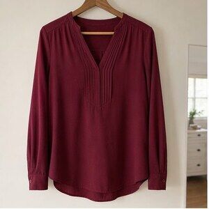Rust Puff Sleeve Top